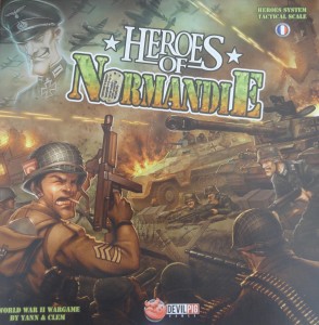 La boîte du jeu de base Heroes of Normandie