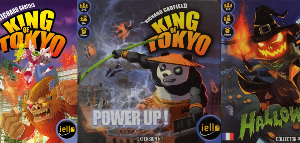 King of Tokyo + extensions Power Up ! et Halloween (Garfield/Raynal)